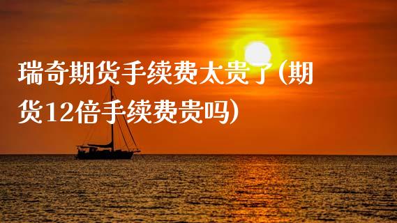 瑞奇期货手续费太贵了(期货12倍手续费贵吗)_https://www.zztgc.com_黄金期货_第1张