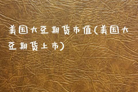 美国大豆期货市值(美国大豆期货上市)_https://www.zztgc.com_期货入门_第1张