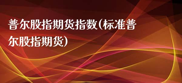 普尔股指期货指数(标准普尔股指期货)_https://www.zztgc.com_原油期货_第1张
