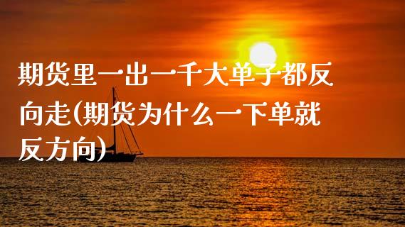期货里一出一千大单子都反向走(期货为什么一下单就反方向)_https://www.zztgc.com_期货行情_第1张
