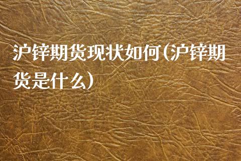 沪锌期货现状如何(沪锌期货是什么)_https://www.zztgc.com_期货入门_第1张