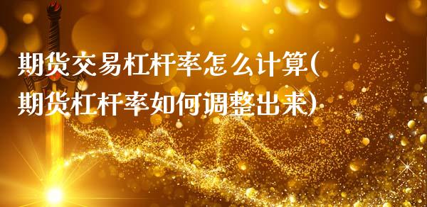 期货交易杠杆率怎么计算(期货杠杆率如何调整出来)_https://www.zztgc.com_期货入门_第1张