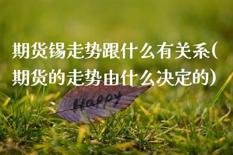 期货锡走势跟什么有关系(期货的走势由什么决定的)_https://www.zztgc.com_期货直播_第1张