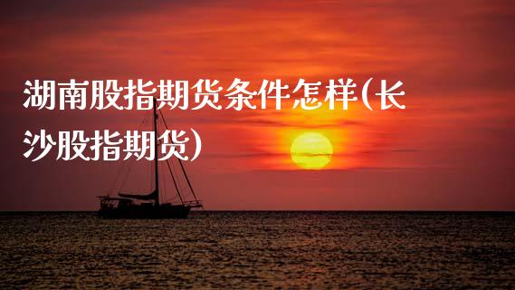 湖南股指期货条件怎样(长沙股指期货)_https://www.zztgc.com_期货直播_第1张