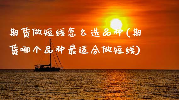 期货做短线怎么选品种(期货哪个品种最适合做短线)_https://www.zztgc.com_期货开户_第1张
