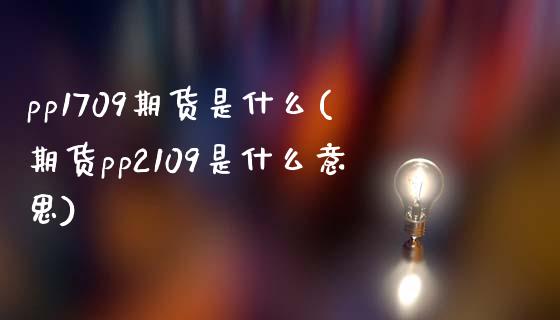 pp1709期货是什么(期货pp2109是什么意思)_https://www.zztgc.com_期货入门_第1张