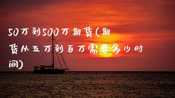 50万到500万期货(期货从五万到百万需要多少时间)_https://www.zztgc.com_期货行情_第1张