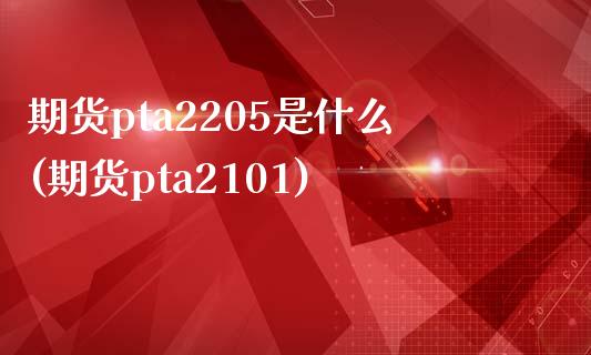 期货pta2205是什么(期货pta2101)_https://www.zztgc.com_黄金期货_第1张