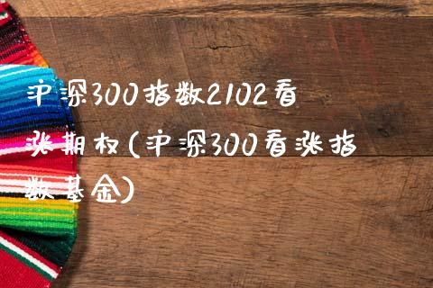 沪深300指数2102看涨期权(沪深300看涨指数基金)_https://www.zztgc.com_黄金期货_第1张
