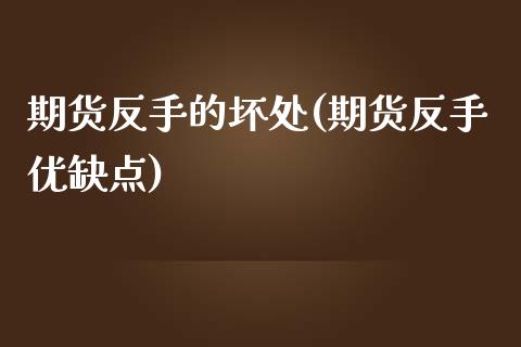 期货反手的坏处(期货反手优缺点)_https://www.zztgc.com_期货入门_第1张
