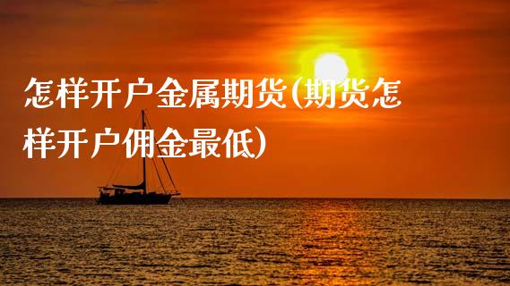 怎样开户金属期货(期货怎样开户佣金最低)_https://www.zztgc.com_黄金期货_第1张