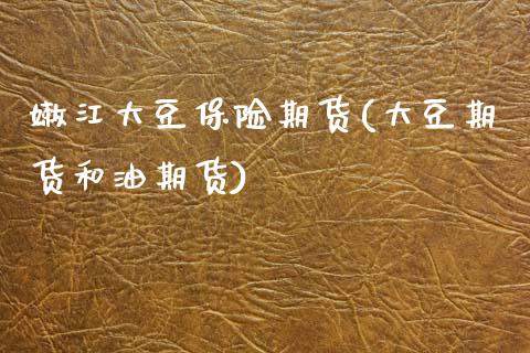 嫩江大豆保险期货(大豆期货和油期货)_https://www.zztgc.com_黄金期货_第1张