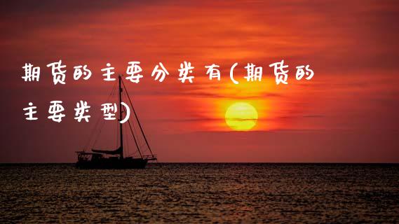 期货的主要分类有(期货的主要类型)_https://www.zztgc.com_期货行情_第1张
