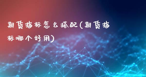 期货指标怎么搭配(期货指标哪个好用)_https://www.zztgc.com_期货直播_第1张