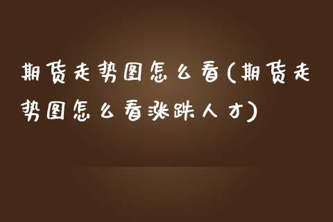 期货走势图怎么看(期货走势图怎么看涨跌人才)_https://www.zztgc.com_期货行情_第1张