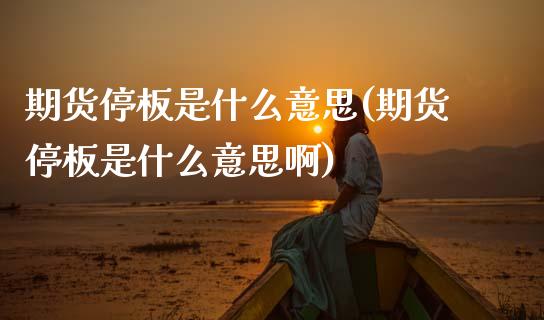 期货停板是什么意思(期货停板是什么意思啊)_https://www.zztgc.com_黄金期货_第1张