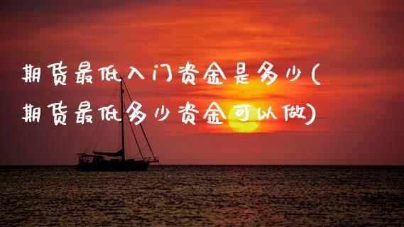 期货最低入门资金是多少(期货最低多少资金可以做)_https://www.zztgc.com_期货行情_第1张