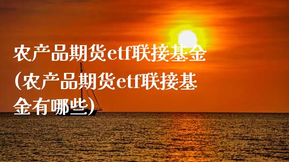 农产品期货etf联接基金(农产品期货etf联接基金有哪些)_https://www.zztgc.com_期货入门_第1张