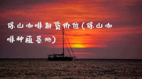 保山咖啡期货价位(保山咖啡种植基地)_https://www.zztgc.com_黄金期货_第1张