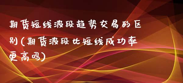 期货短线波段趋势交易的区别(期货波段比短线成功率更高吗)_https://www.zztgc.com_期货入门_第1张