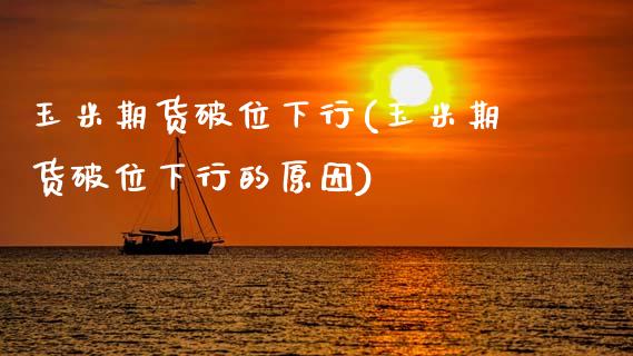 玉米期货破位下行(玉米期货破位下行的原因)_https://www.zztgc.com_期货直播_第1张