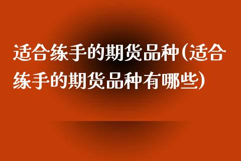 适合练手的期货品种(适合练手的期货品种有哪些)_https://www.zztgc.com_期货直播_第1张