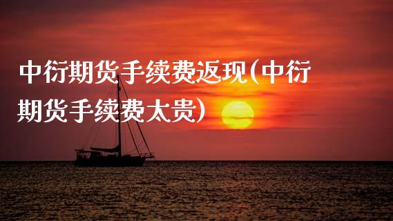 中衍期货手续费返现(中衍期货手续费太贵)_https://www.zztgc.com_期货行情_第1张
