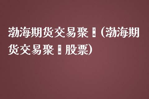 渤海期货交易聚酯(渤海期货交易聚酯股票)_https://www.zztgc.com_期货行情_第1张