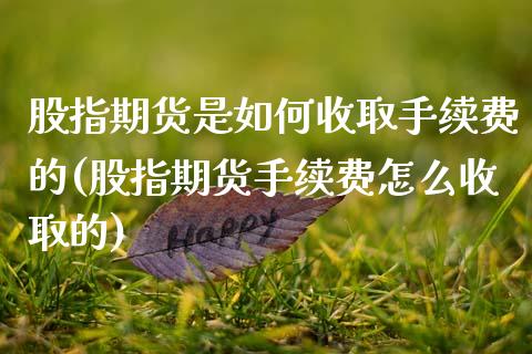 股指期货是如何收取手续费的(股指期货手续费怎么收取的)_https://www.zztgc.com_期货入门_第1张