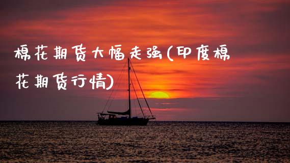 棉花期货大幅走强(印度棉花期货行情)_https://www.zztgc.com_期货入门_第1张