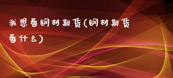 我想看钢材期货(钢材期货看什么)_https://www.zztgc.com_期货行情_第1张