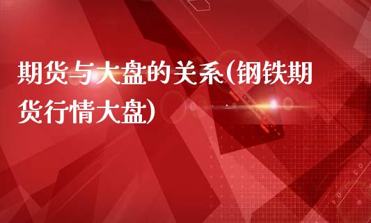 期货与大盘的关系(钢铁期货行情大盘)_https://www.zztgc.com_期货直播_第1张
