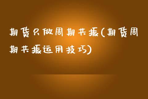 期货只做周期共振(期货周期共振运用技巧)_https://www.zztgc.com_期货直播_第1张