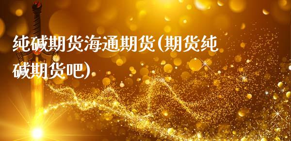 纯碱期货海通期货(期货纯碱期货吧)_https://www.zztgc.com_期货行情_第1张