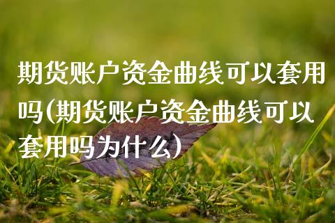 期货账户资金曲线可以套用吗(期货账户资金曲线可以套用吗为什么)_https://www.zztgc.com_黄金期货_第1张