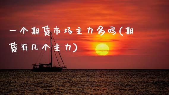一个期货市场主力多吗(期货有几个主力)_https://www.zztgc.com_期货直播_第1张