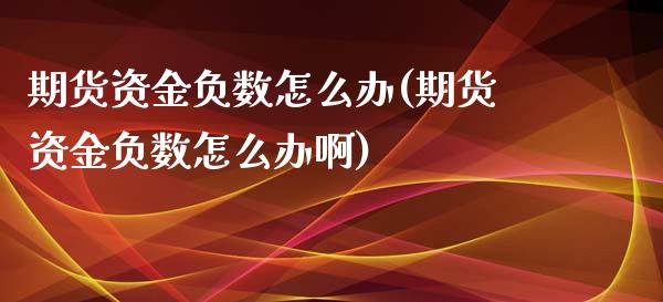 期货资金负数怎么办(期货资金负数怎么办啊)_https://www.zztgc.com_黄金期货_第1张