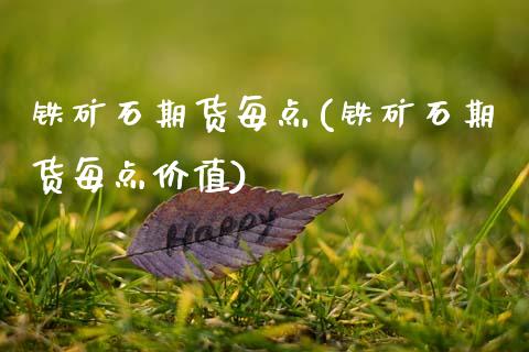 铁矿石期货每点(铁矿石期货每点价值)_https://www.zztgc.com_期货直播_第1张