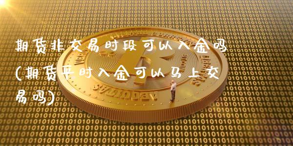 期货非交易时段可以入金吗(期货平时入金可以马上交易吗)_https://www.zztgc.com_黄金期货_第1张