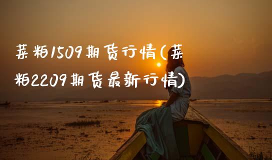 菜粕1509期货行情(菜粕2209期货最新行情)_https://www.zztgc.com_原油期货_第1张