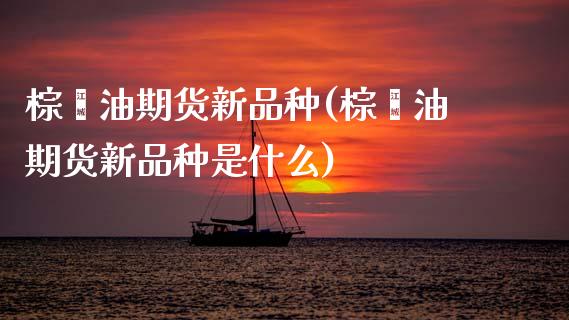 棕榈油期货新品种(棕榈油期货新品种是什么)_https://www.zztgc.com_期货行情_第1张