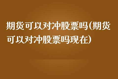 期货可以对冲股票吗(期货可以对冲股票吗现在)_https://www.zztgc.com_期货直播_第1张