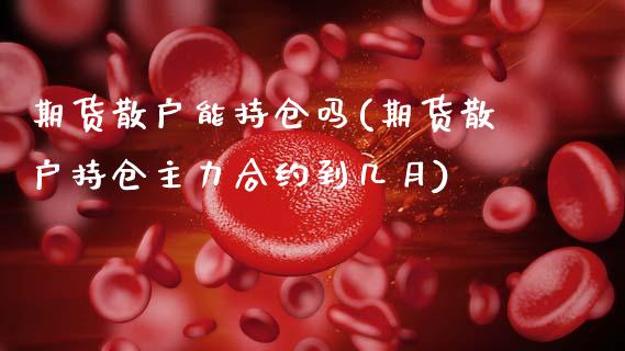 期货散户能持仓吗(期货散户持仓主力合约到几月)_https://www.zztgc.com_黄金期货_第1张
