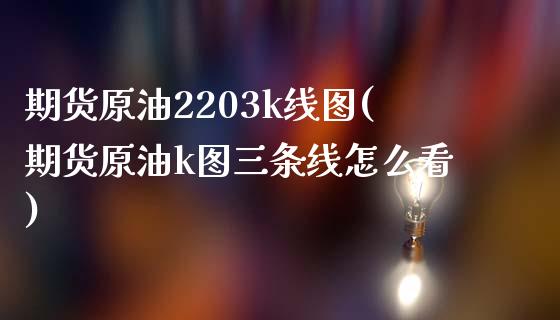 期货原油2203k线图(期货原油k图三条线怎么看)_https://www.zztgc.com_原油期货_第1张