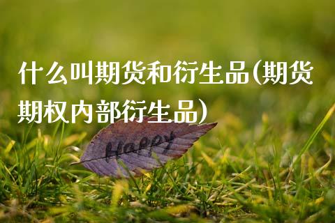 什么叫期货和衍生品(期货期权内部衍生品)_https://www.zztgc.com_黄金期货_第1张
