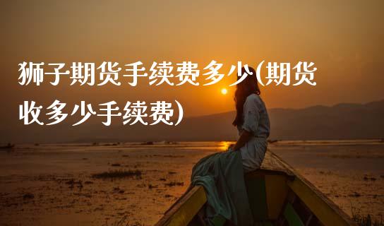 狮子期货手续费多少(期货收多少手续费)_https://www.zztgc.com_期货行情_第1张