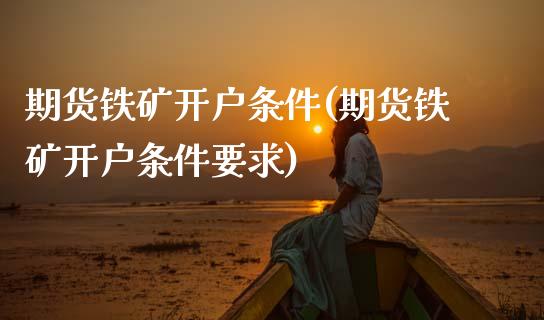 期货铁矿开户条件(期货铁矿开户条件要求)_https://www.zztgc.com_期货行情_第1张