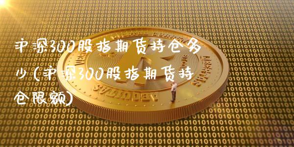 沪深300股指期货持仓多少(沪深300股指期货持仓限额)_https://www.zztgc.com_期货开户_第1张