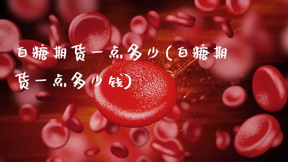 白糖期货一点多少(白糖期货一点多少钱)_https://www.zztgc.com_原油期货_第1张