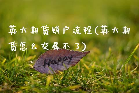 英大期货销户流程(英大期货怎么交易不了)_https://www.zztgc.com_期货入门_第1张
